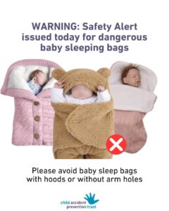 Safety Alert Baby Sleeping Bags